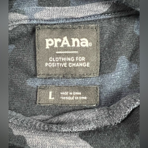 Prana Cozy Up Barmsee Camo Sleeveless Hemp Blend Top - Picture 3 of 11